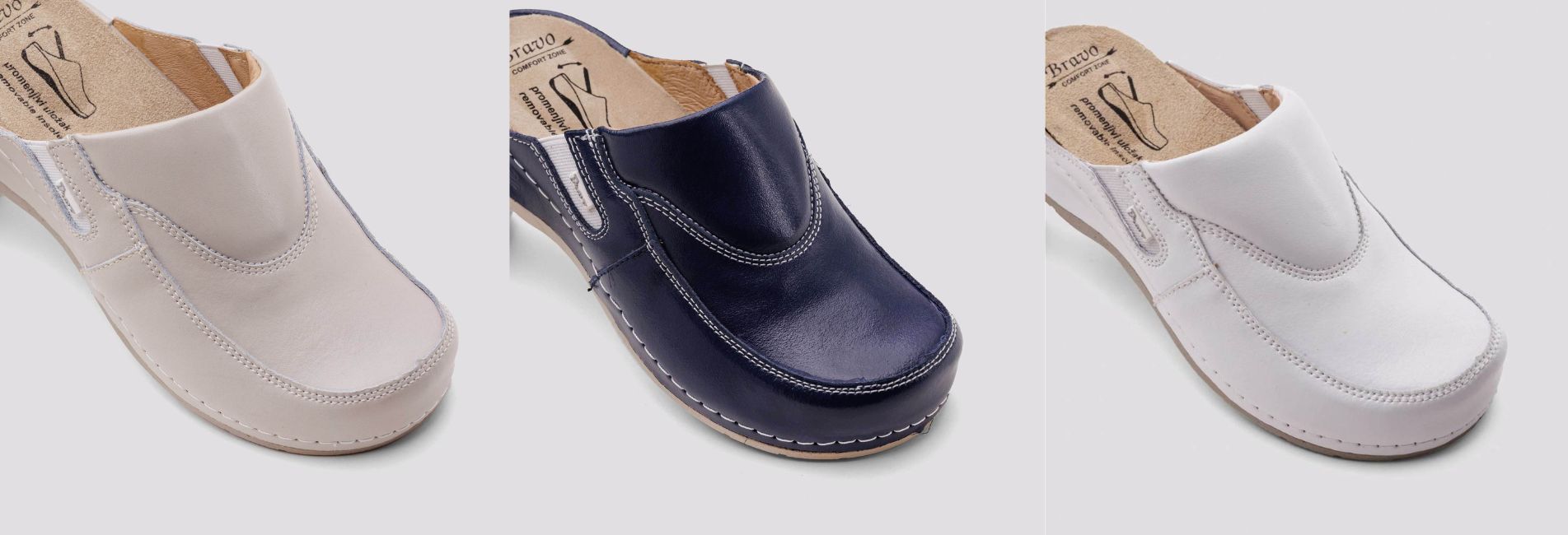 Bőr klumpák és papucsok