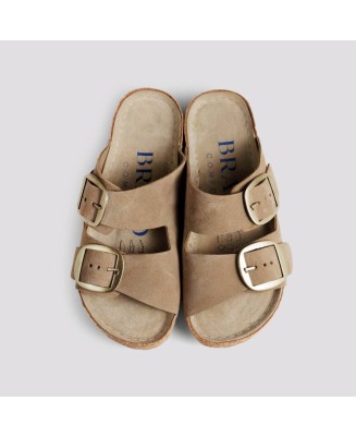 SAFARI bézs papucs