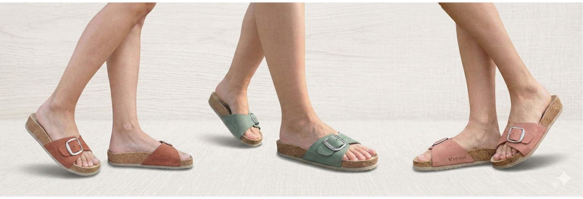 Bőr klumpák és papucsok