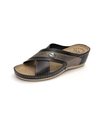 M-408 fekete papucs